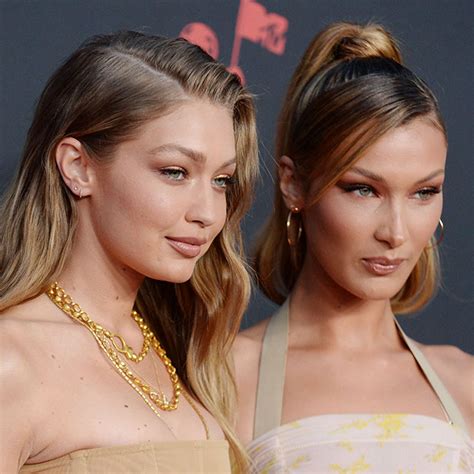 nude gigi hadid|Gigi and Bella Hadid go completely naked in new Versace campaign